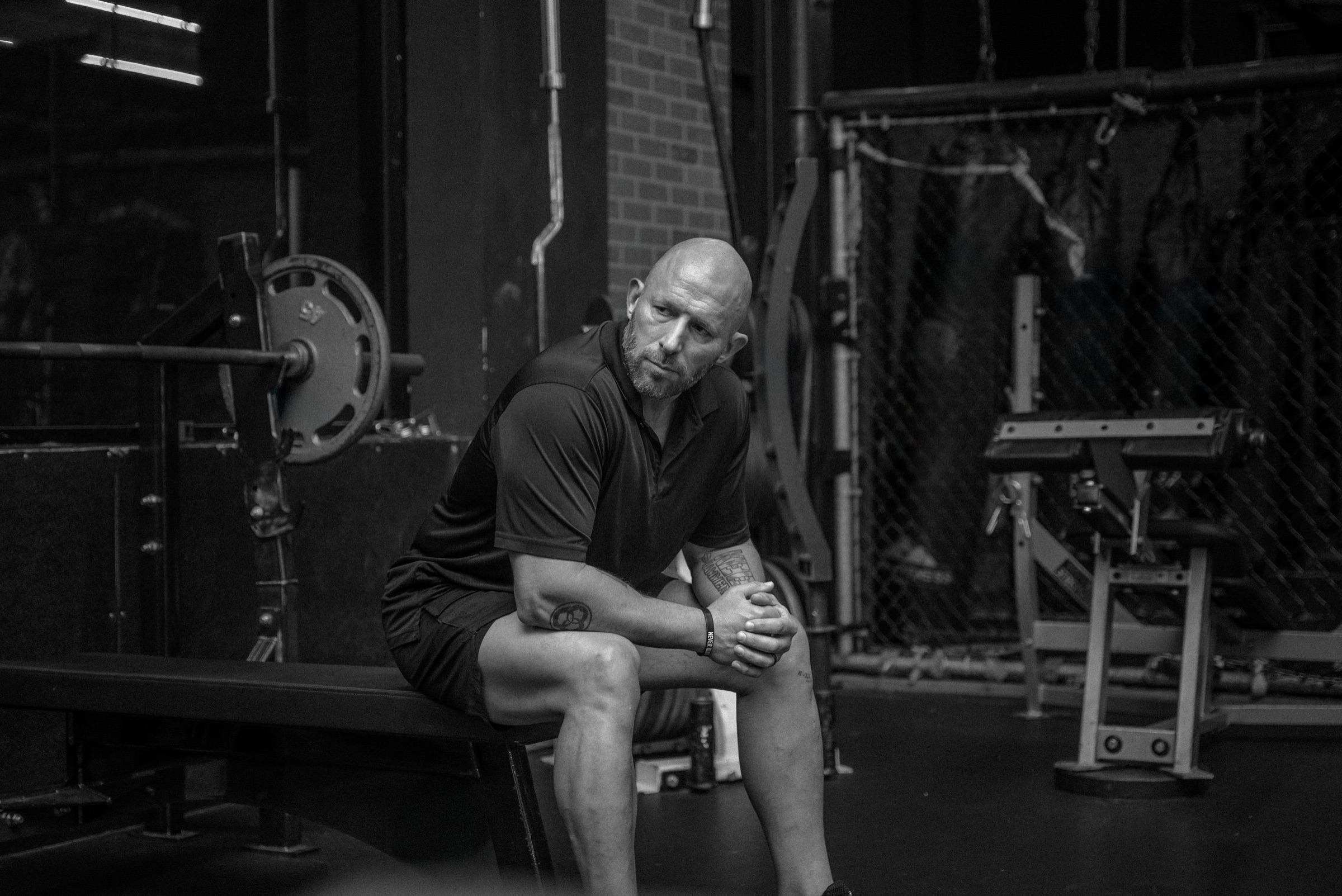 Jake Fleury training in the gym