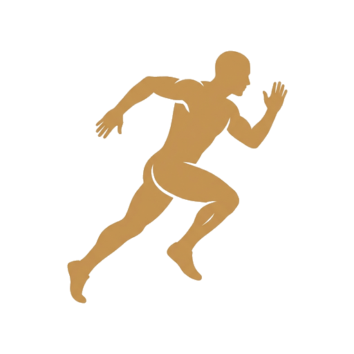 Running athlete icon